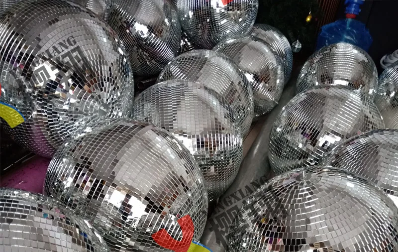 New Year Easter Mini Disco Ball Christmas Tree Hanging Mirror Glass