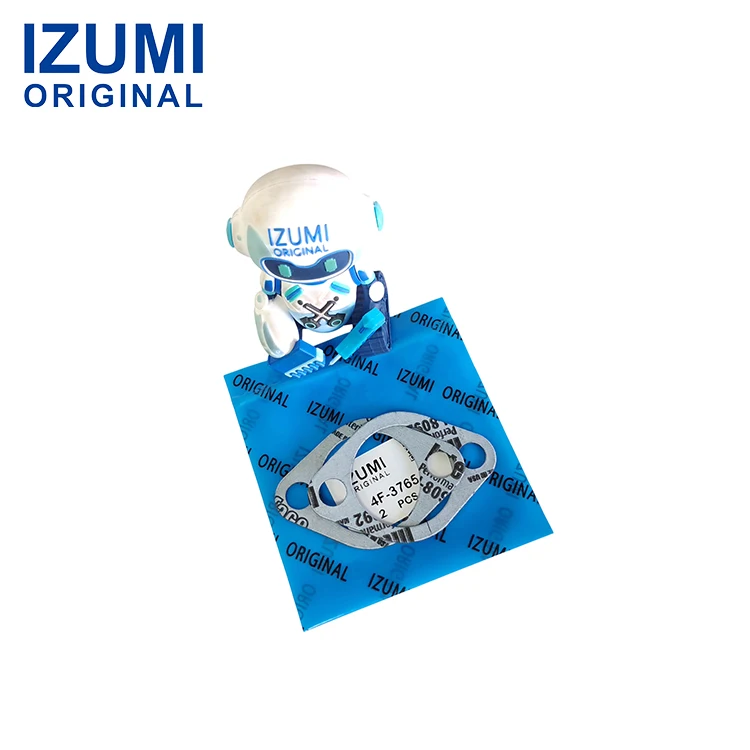 واشر سطح روغن اصلی ایزومی مدل ۴F-۳۷۶۵، ضخامت ۰٫۸ میلی‌متر، قطعات موتور دیزل برای ماشین‌آلات ساختمانی کاترپیلار