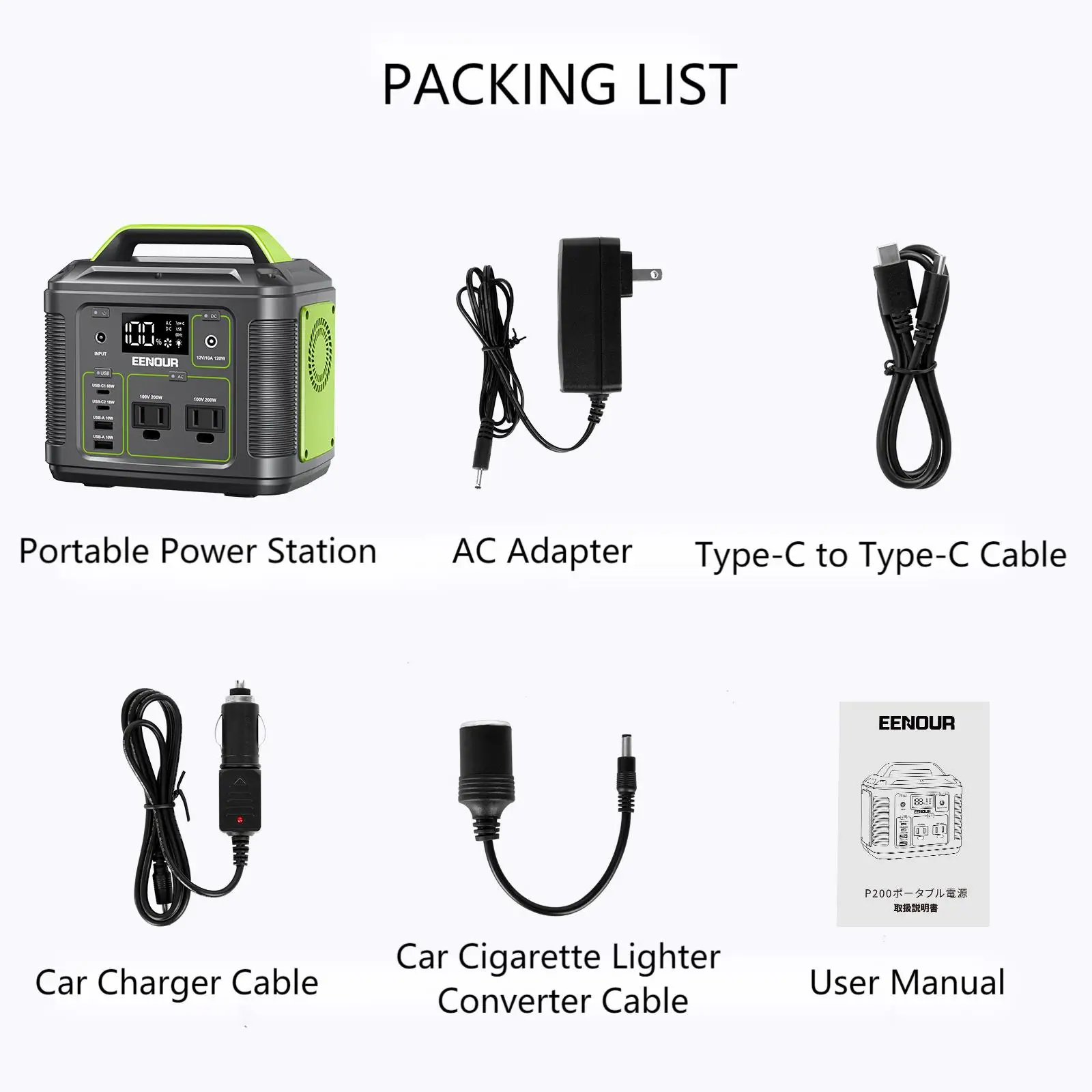 eenour portable power supply, p200, 54000mah/200wh,| Alibaba.com