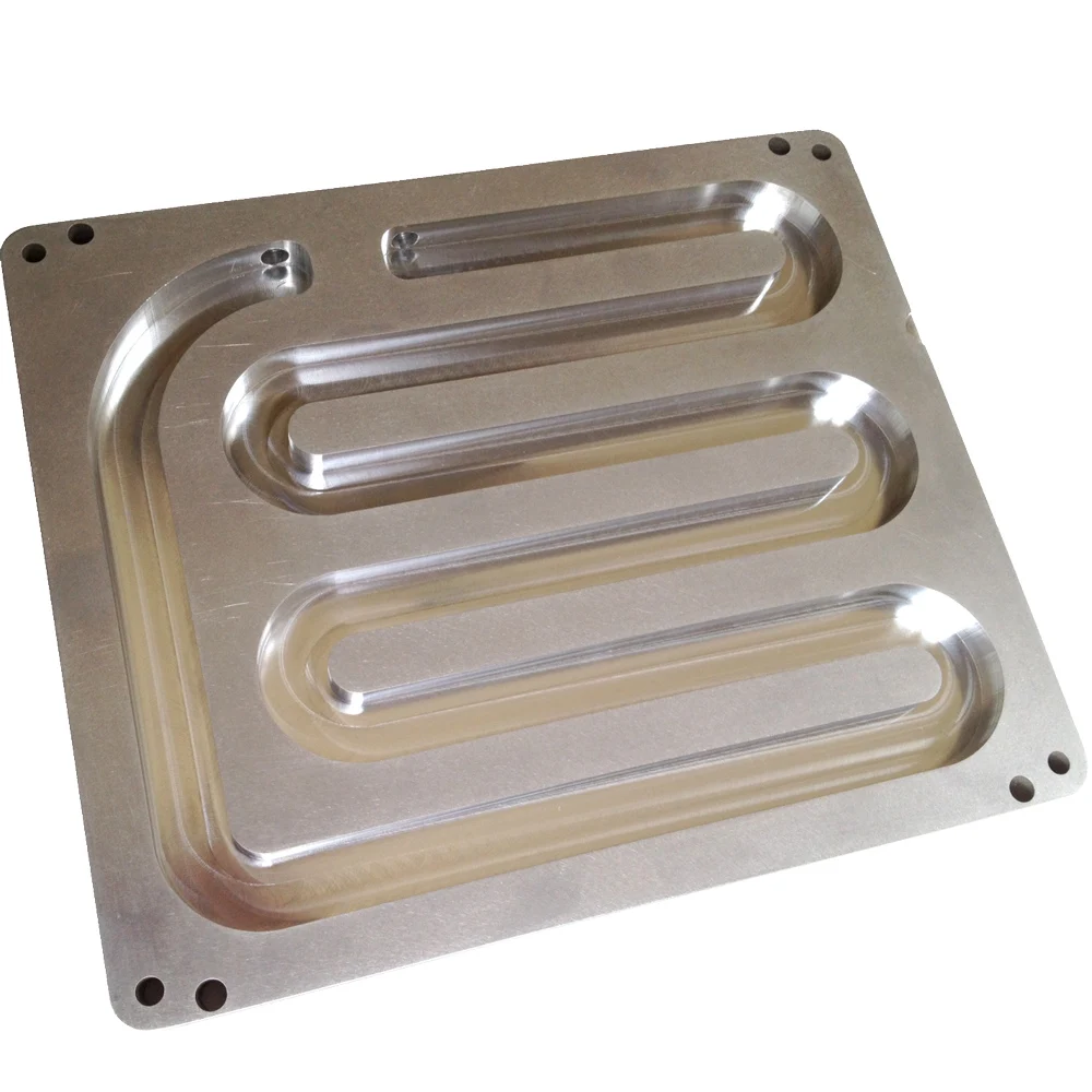 Friction Stir Welding Liquid Cold Copper Water Cooling Block  Aluminum Plate