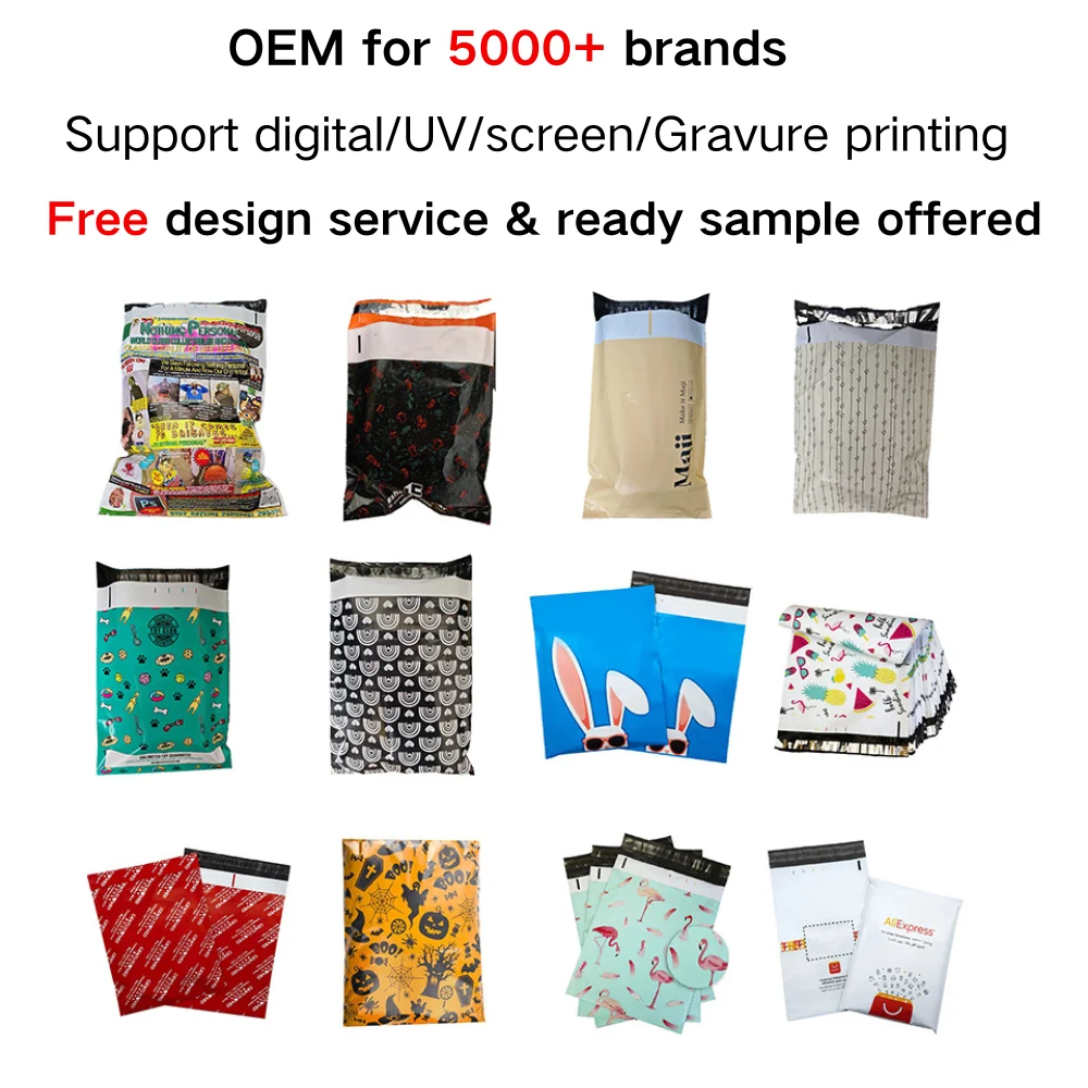 Mail Poli Recyclable Parcel Envelop Custom Logo Printed Eco Friendly Poly Mailer Mailing Shipping Bags for Clothing Packaging
