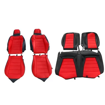 For Ford Mustang Fully Surrounded Car Seat Cover Leather Car Seat Cushion Customized Seat Cover Factory
