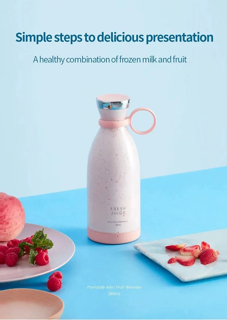 Portable Electric Mini Juicer Blender Juice Separator Juicer Cup Original Juicer