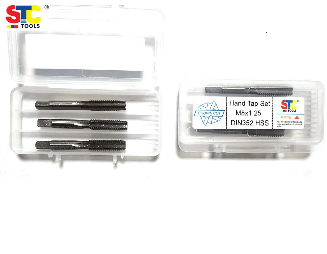 Din352 Tap & Die Plug Taper Bottom High Speed Steel Alloy Steel