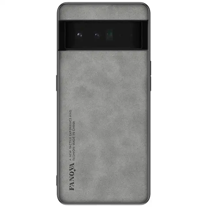 For Google Pixel 8 Pro Case Camera Shockproof Coque  Pixel 7 7A 6A 6 Pro Pixel7 5G Sheepskin Leather Silicone Phone Cover
