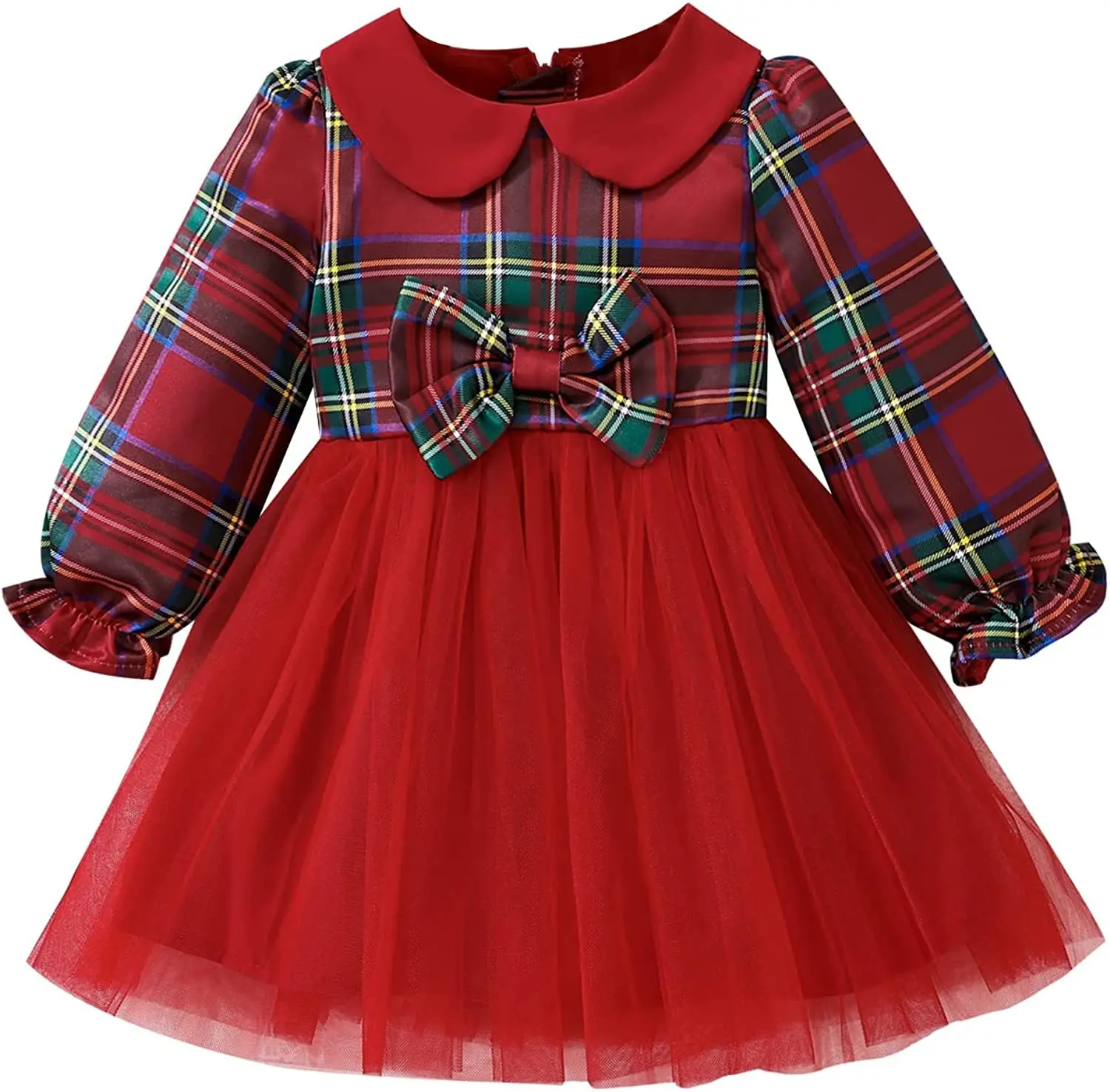 Christmas Children's Dress New Children's Spring And Autumn Skirt Baby ...