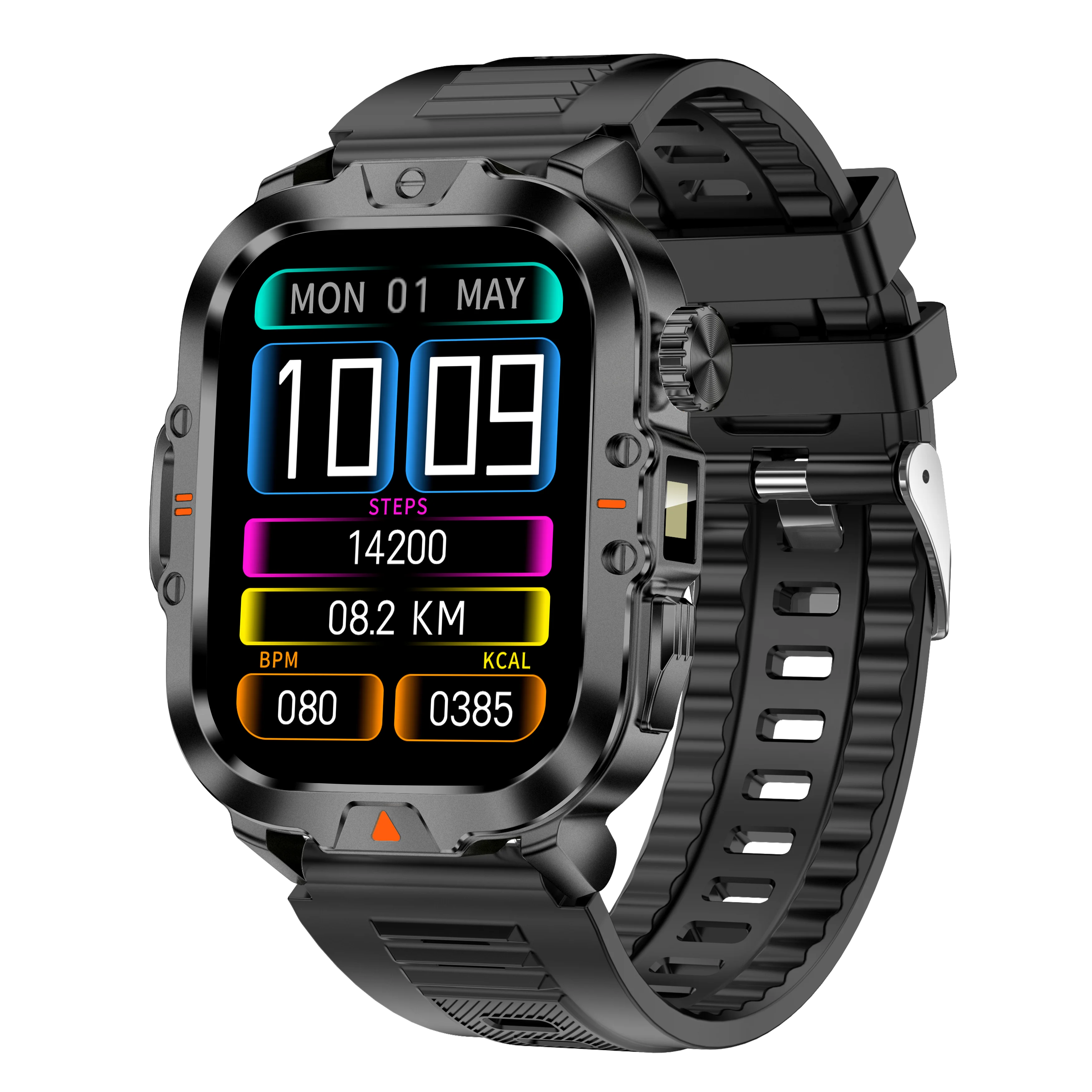 V17Z Smart Fitness Tracker Watch for Men Women, IP68 Waterproof