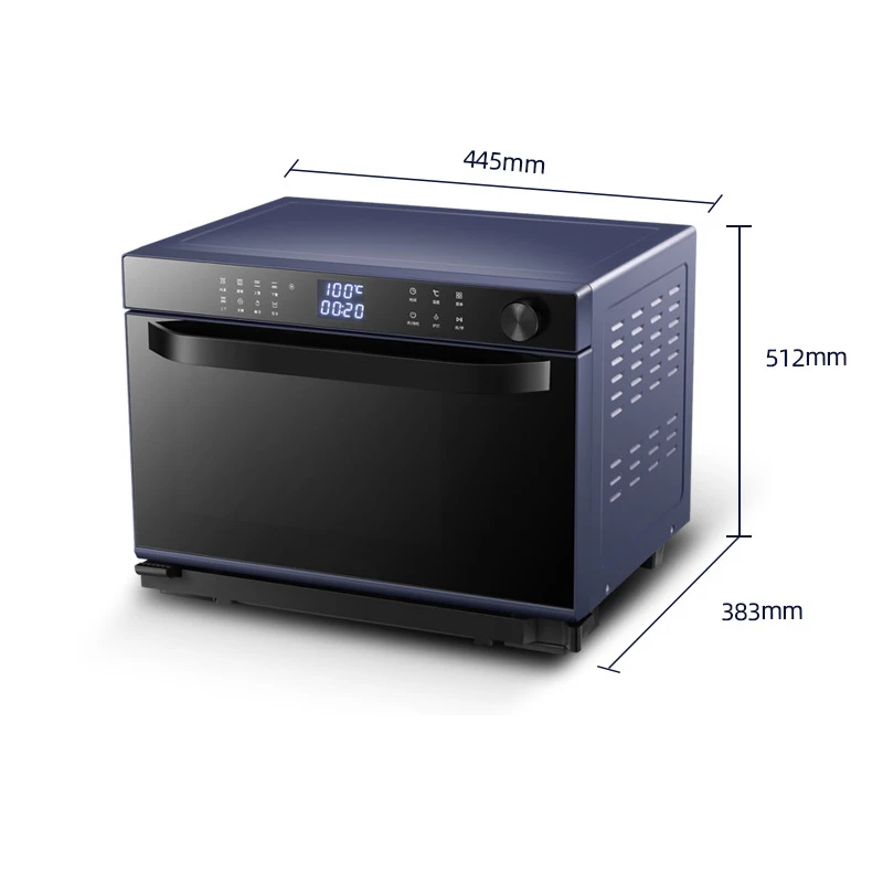 2100W steam cooker oven electric 1.1L water tank 6-IN-1 multi-functions steam oven for family