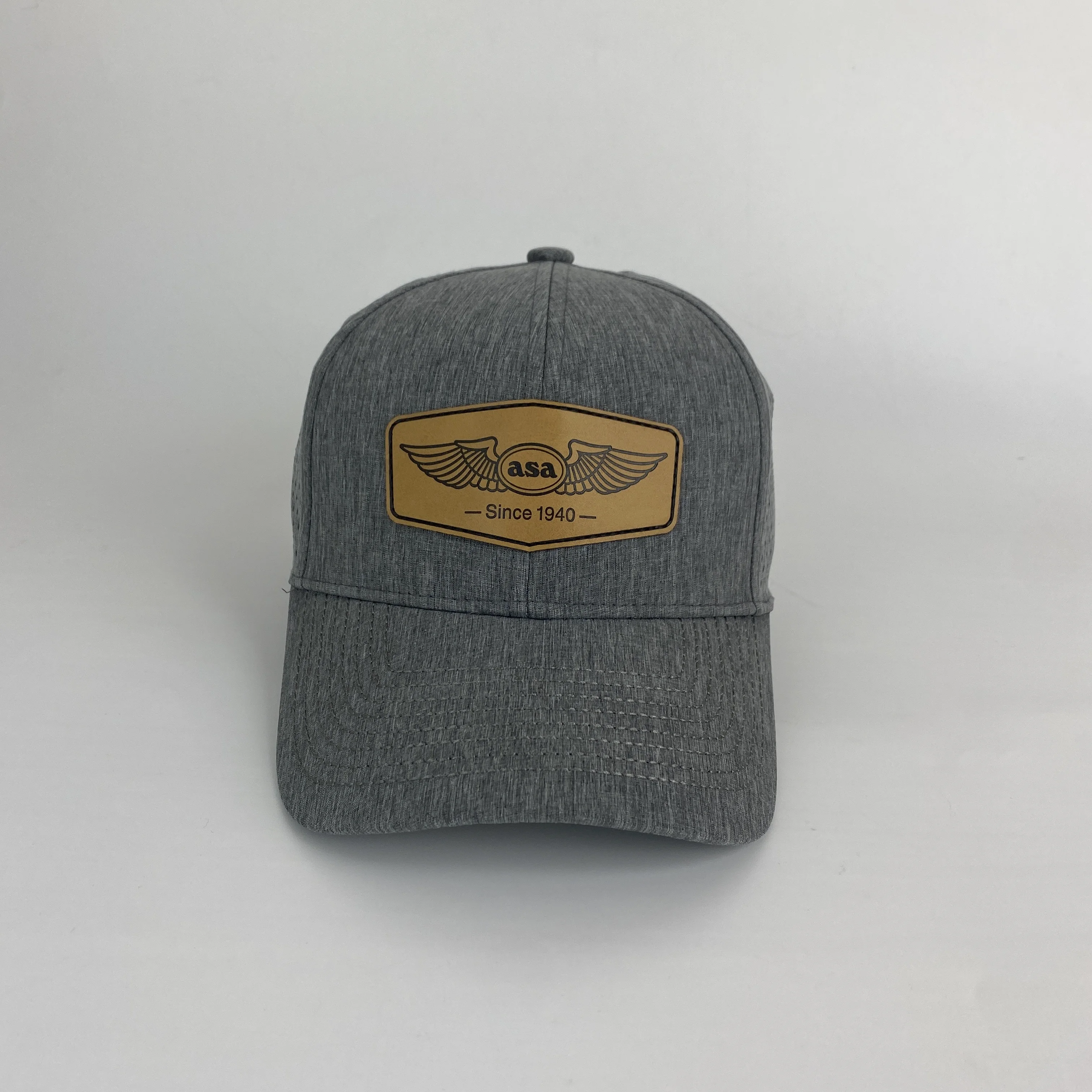 Hs40 Custom Blank Unisex Men White Nonwaterproof Hats Gorras Veracap