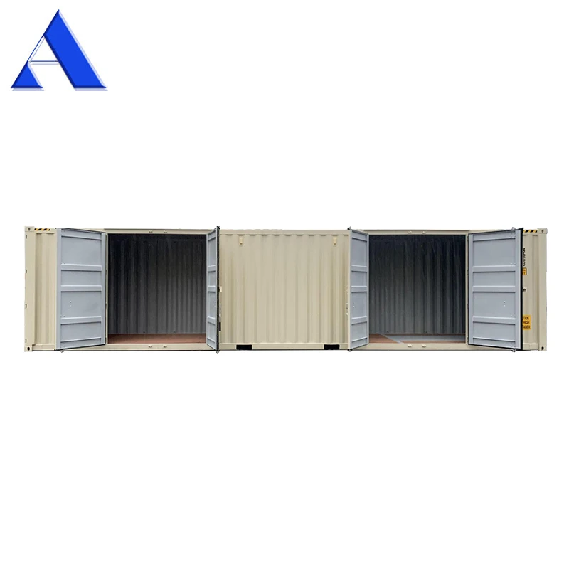 CSC Certificated 40ft One Side Door Opening Dry Shipping Container 40 40 Foot HC or GP Steel Material CSC Certified