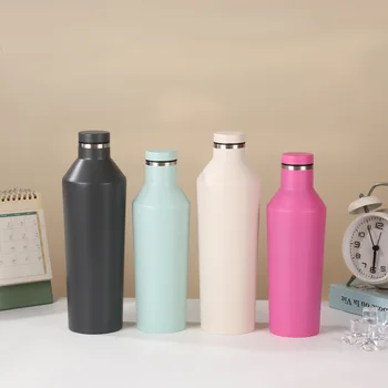 Wholesale Luxury Double Wall Stainless Steel Water Bottle Factory Price Insulated Vacuum Flask Thermos for Car Cup Drinkware