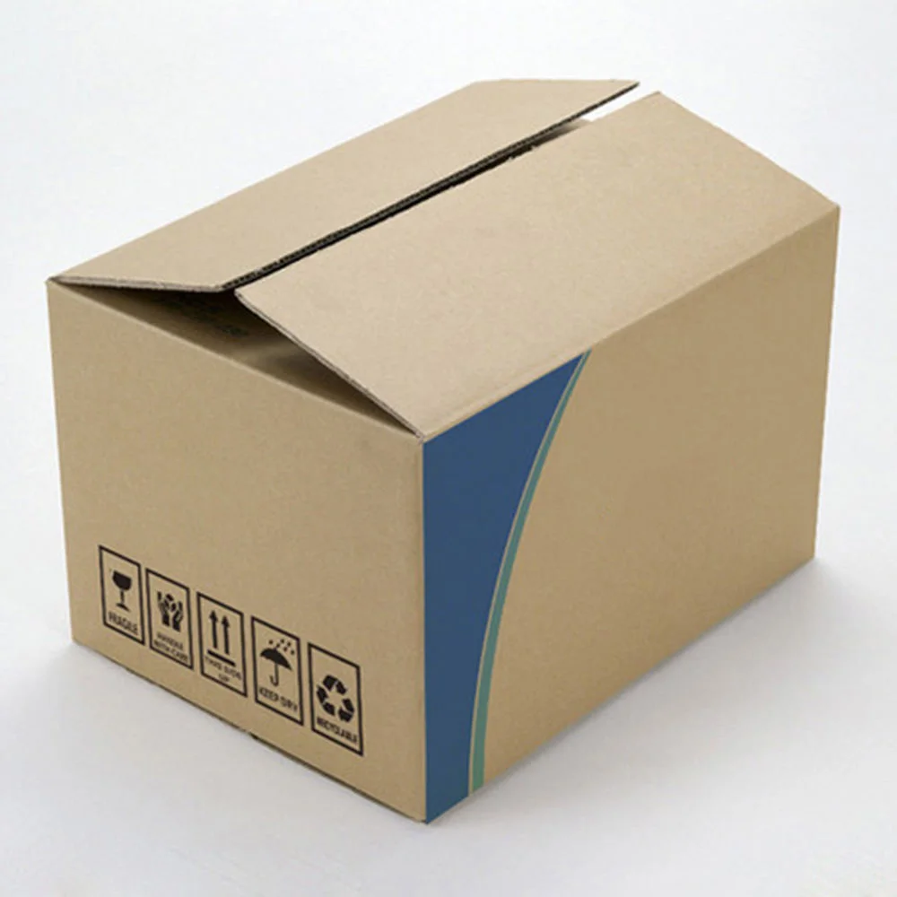 Custom Made Logo Printed Layers Corrugated Paper Shipping Carton  Packaging Box