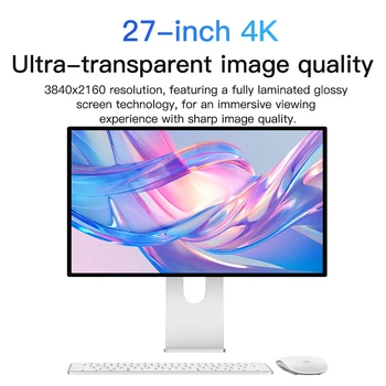 Kuycon P27G 4K Ultra HD Monitor - Ideal for Gaming & Studying