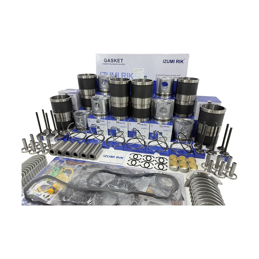 IZUMI RIK 6CH, 6GHA, 6HAL, 6LP Kit de reconstrução do motor para Yanmar Peças para motores diesel