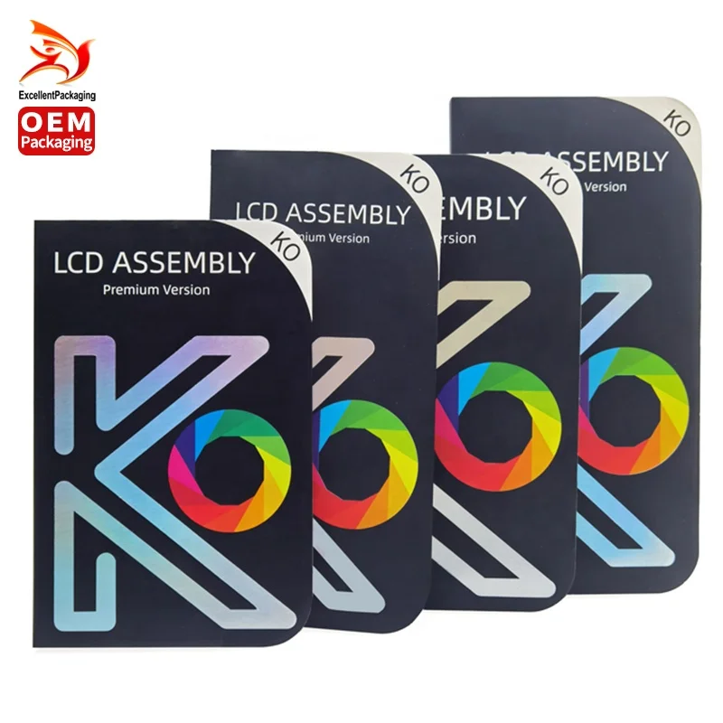 Custom Print Logo Electronics Packaging Box Retail Shipping Box Mobile Phone LCD Screen Packaging Box