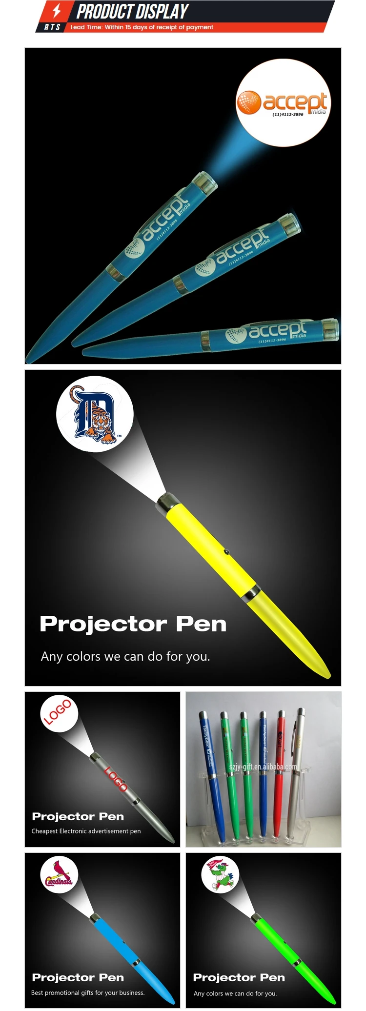 Factory Price Manufacturer Supplier Pen Projector Led Logo Projector