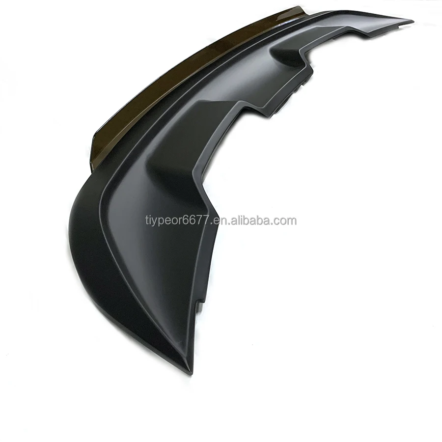 product for ford mustang gt500 2015 2023 rear trunk wing abs material high quality spoiler with acrylic panel tail lip wing-5
