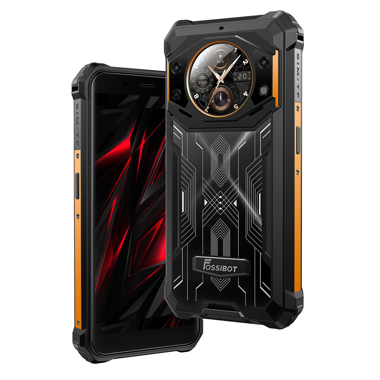 Fossibot F101 Pro - Rugged Android 13 Smartphone with 8MP & 24MP