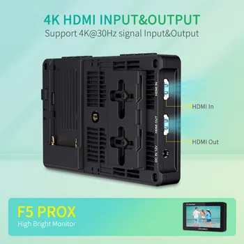 FEELWORLD F5 PROX Professional Camera Monitor 5.5" 1600nit High Brightness DSLR Field Monitor Bulk Custom Design Supplier detail image