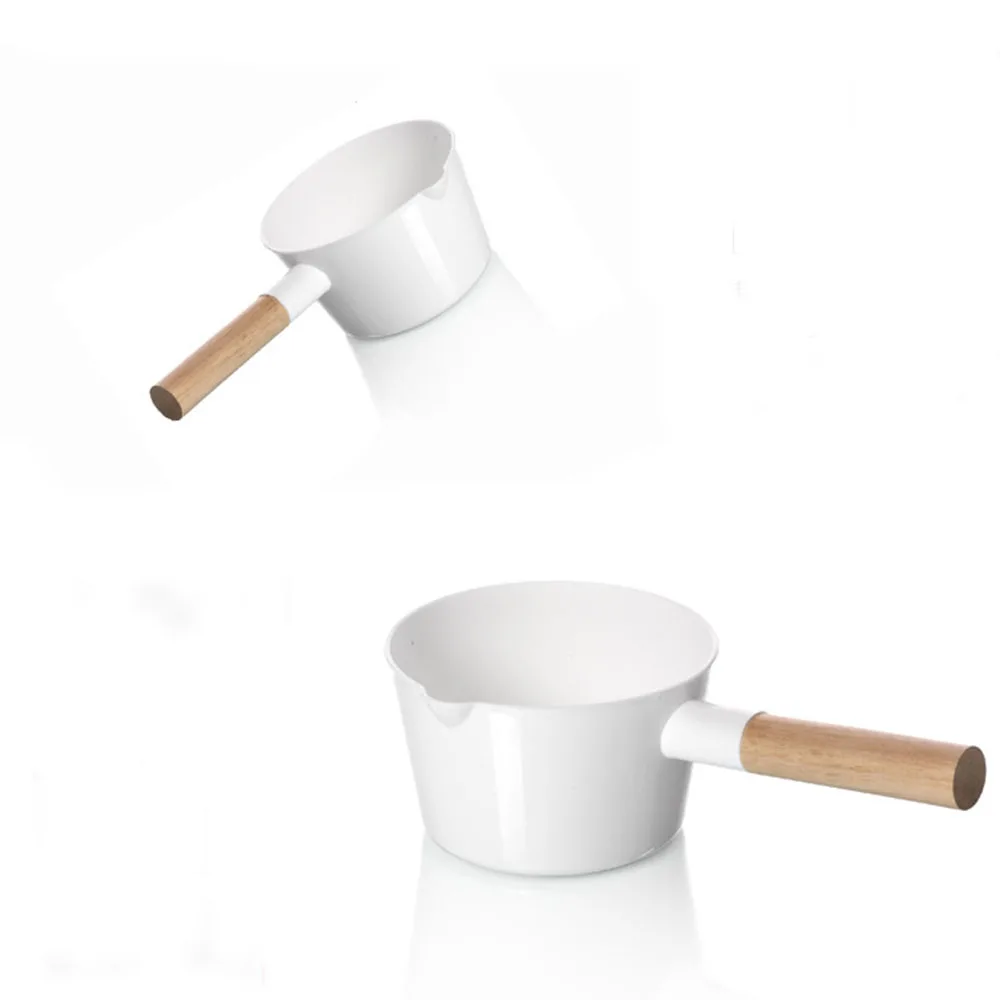Cross Border Household Water Scoop High Quality Thickened Deepened Long Wooden Handle Tools