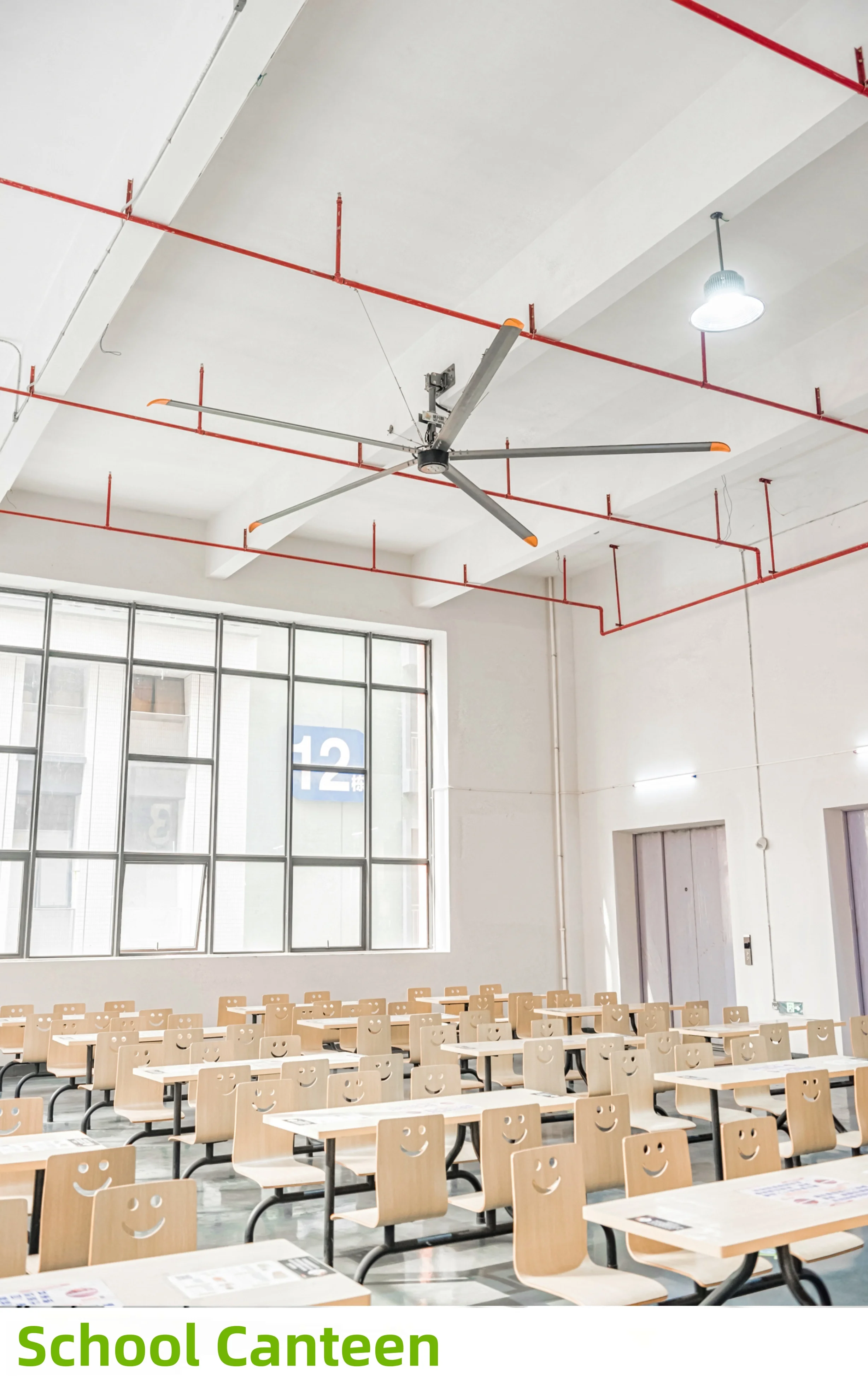 Ceiling Fan, VFAN, HVLS, Aluminum, 220v - detail 18