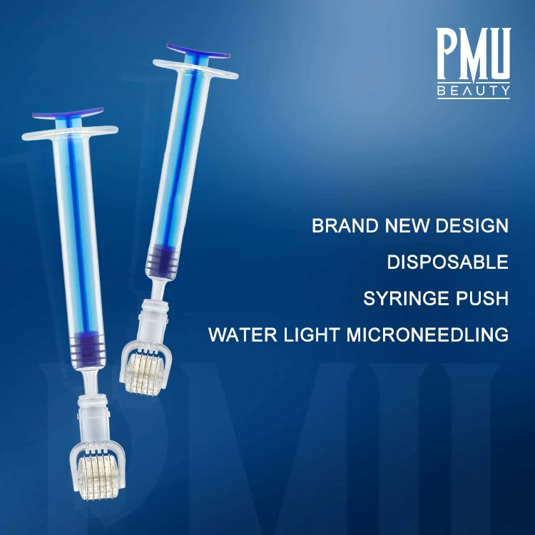 Новинка мезотерапия Aqua Derma Roller в ампулах шприц для мезотерапии сыворотка-аппликатор ухода за
