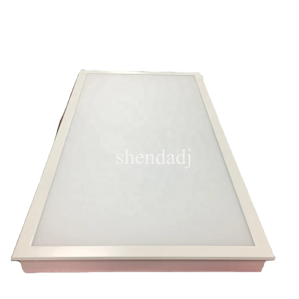 clean room indoor bottom opening high power 2x4 ip20 ip65 rating 2.0mm backlit led panel light 1200x600 60w 72w