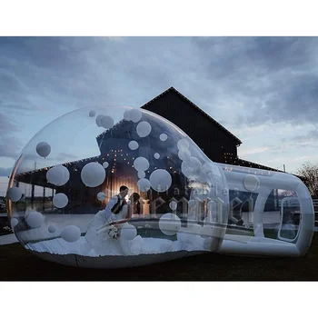 Outdoor Camping Event Wedding Party Inflatable Bubble tent,Inflatable Bubble Tent PVC  Clear Transparent Igloo Dome Tent