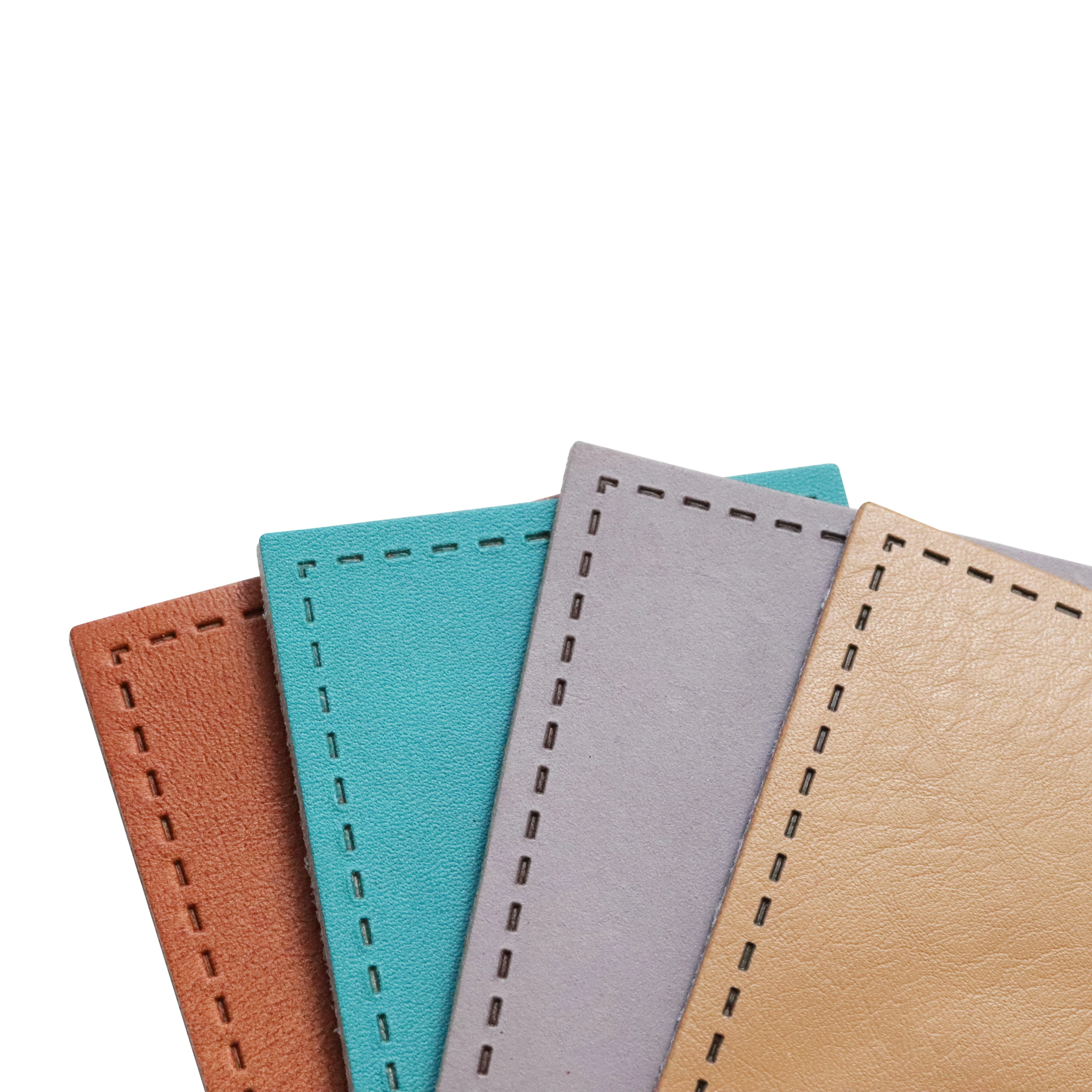 Индивидуальные самоклеющиеся Накладные на заказ железные коже патчи пустые для шляпы джинсы 2x3 размер натуральная кожа этикетка