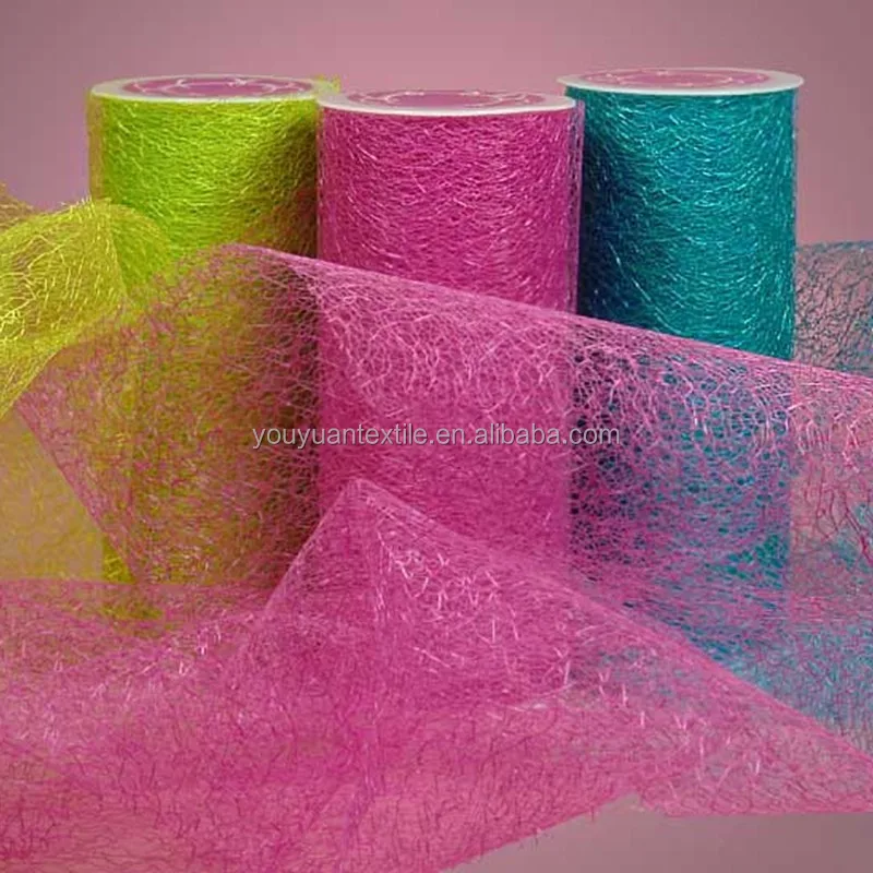 Colorful Metallic Random Mesh Fabric Deco Mesh Rolls For Wreath Buy