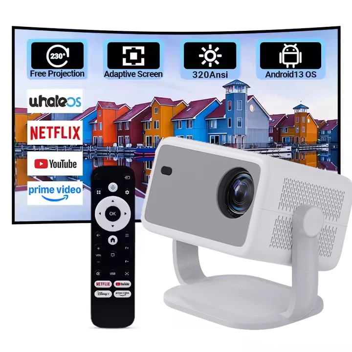 Newest Whale Android 13.0 Smart Home Projector for Business