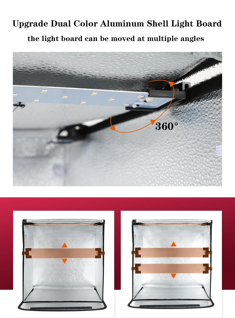 40cm Foldable for Softbox Lightbox Product Photography Shooting Tent Studio Lighting Accessory for Photo Studios
