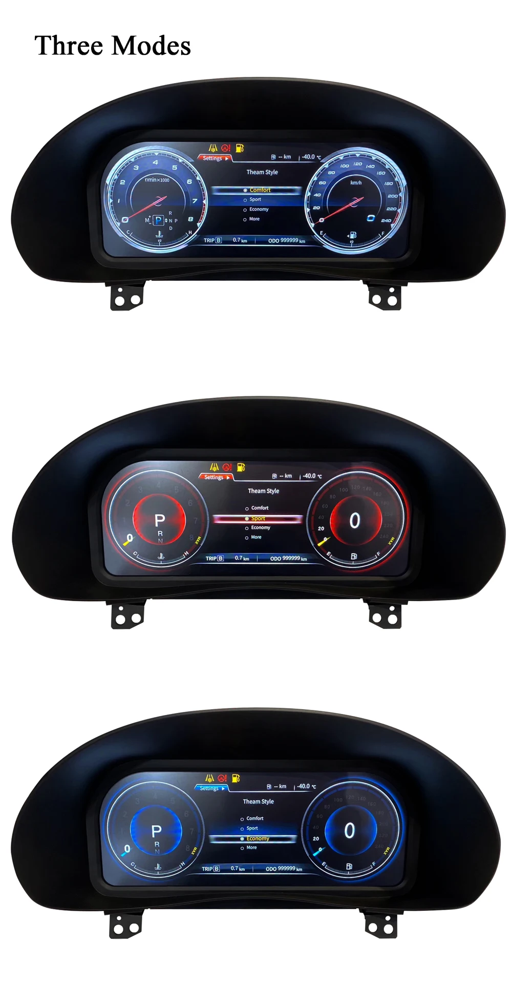Car Digital Dashboard Panel Virtual Instrument Cluster Cockpit Lcd