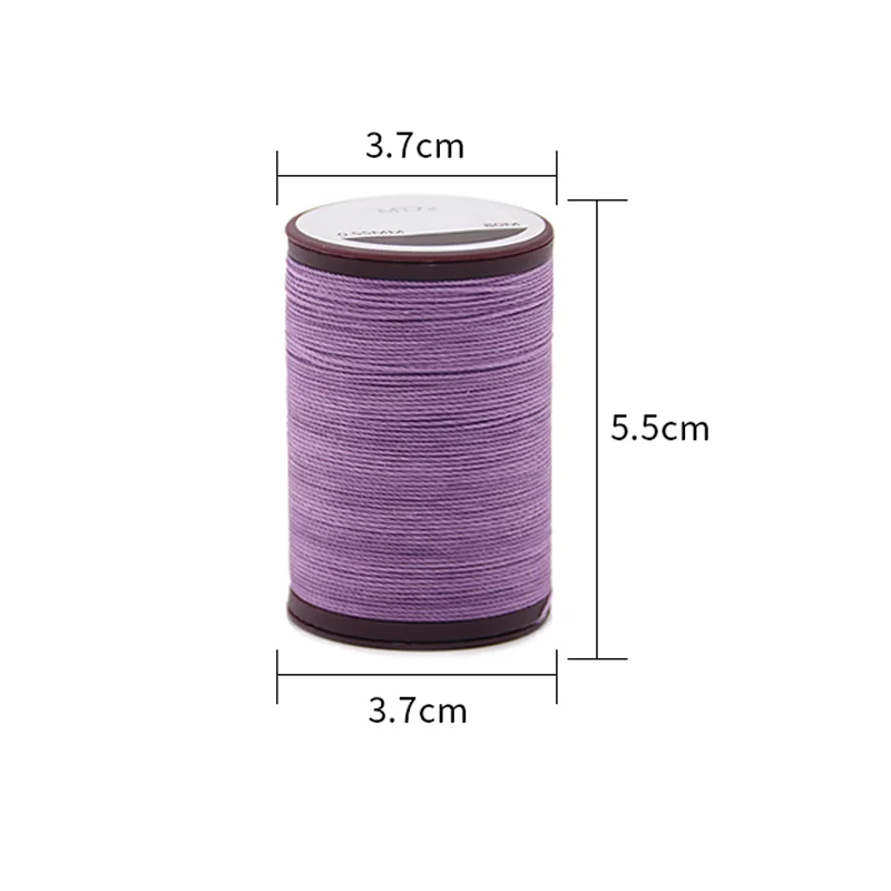 product 110 meters 100 polyester diy handmade sewing weaving thread 065mm round waxed thread for jewelry making findings-2