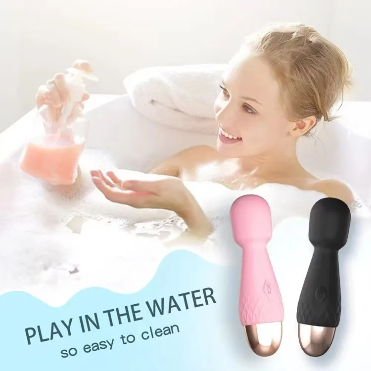 Amoura clitoral and G-spot mini bullet vibrator front view