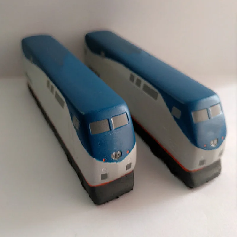 Custom Logo PU Choochoo Train Subway Stress Reliever Anti Stress Subway Choochoo Train High Speed Train Stress Ball