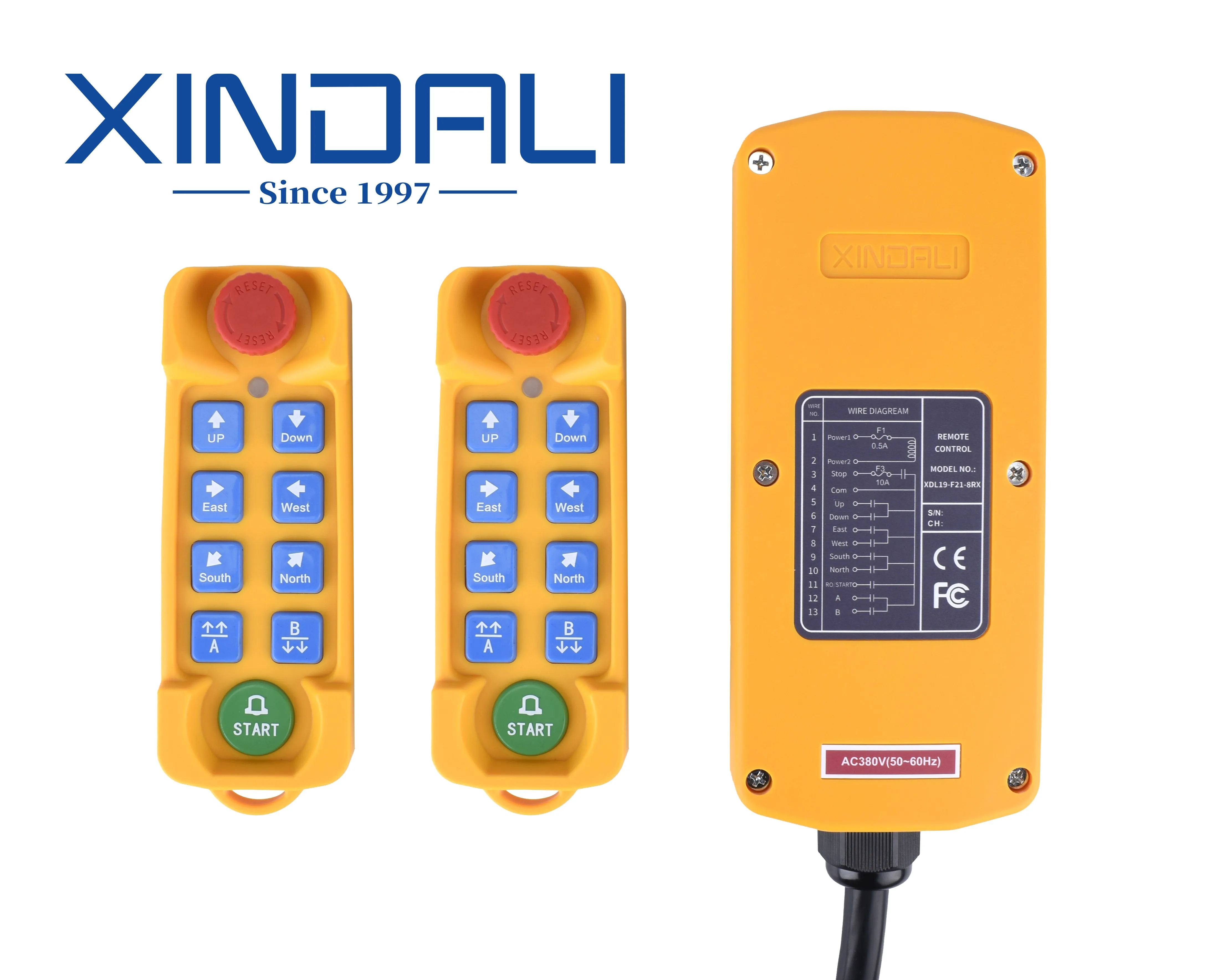 Eot Crane Radio Remote Control (F24-12S) - Radio Remote Control, Crane  Remote Control | Made-in-China.com 1PC 12-24VDC HS-4 Control wireless Crane Radio Remote System