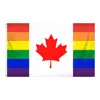 drapeau de la fierté gay canadienne
