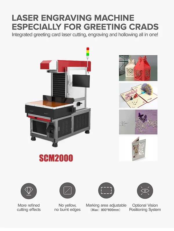 SUNIC 3d Dynamic Focus Super SCM2000 Co2 Marking Laser with Galvo Scanning System for Marble Marking