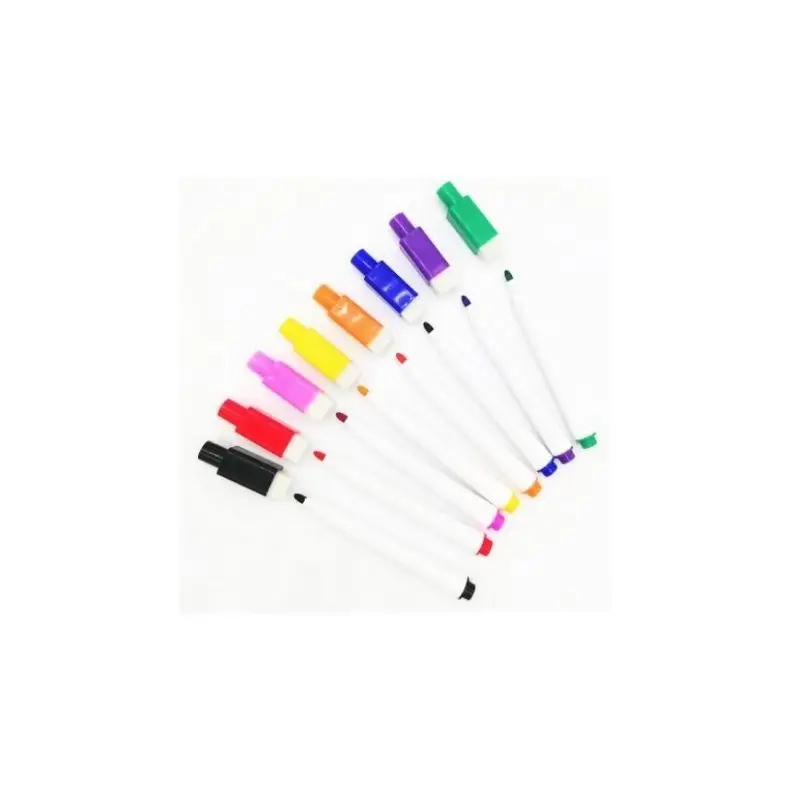 Wholesaler 4 colors odorless dry erase bullet tip whiteboard marker pen with custom logo for school and office stationery