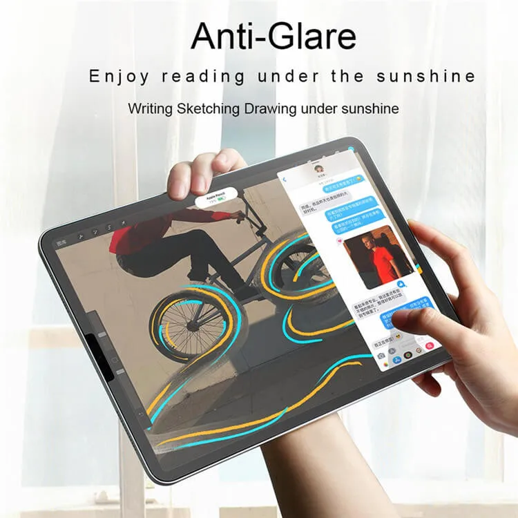 Factory Direct Sale Free Sample High Sensitive Anti Glare Texture Handwriting Film Paperlike Screen Protector for ipad All Model factory