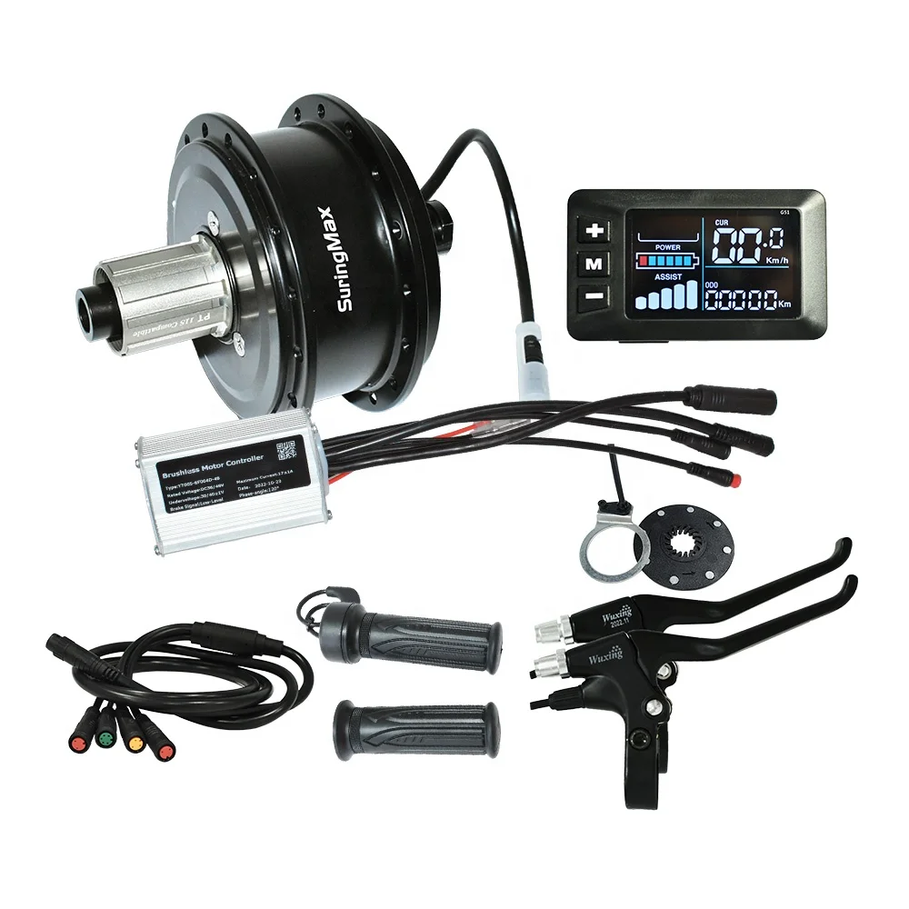 Thru-axle Installation Electric Bicycle Motor 36v 48v 250w