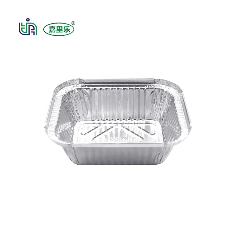 product tia ca67 wholesale small mooncake tray cheap restaurant small 400ml rectangle aluminum foil tray-2