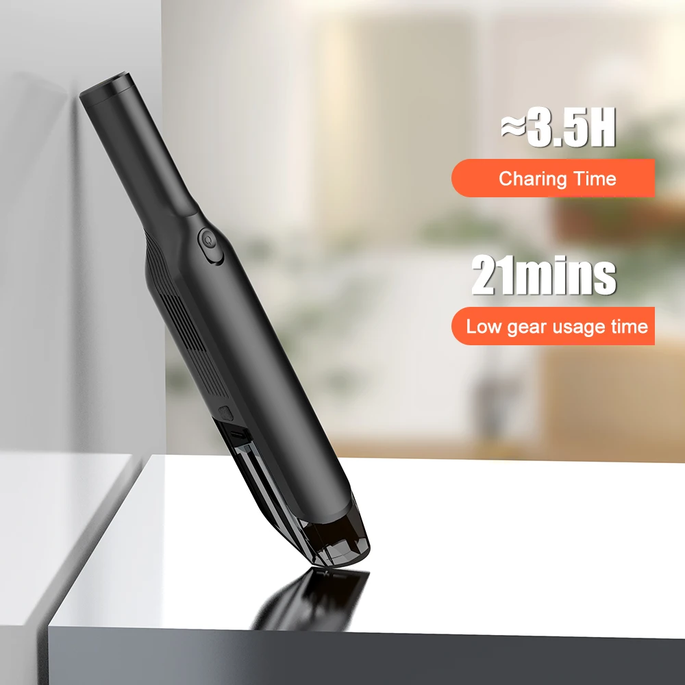 Two Versions Mini Car Vaccum Cleaner 12V or Rechargeable Wireless Small Portable High Power Hand Car Vacuum Cleaner