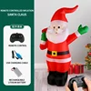 Papá Noel inflable eléctrico con música (grande)
