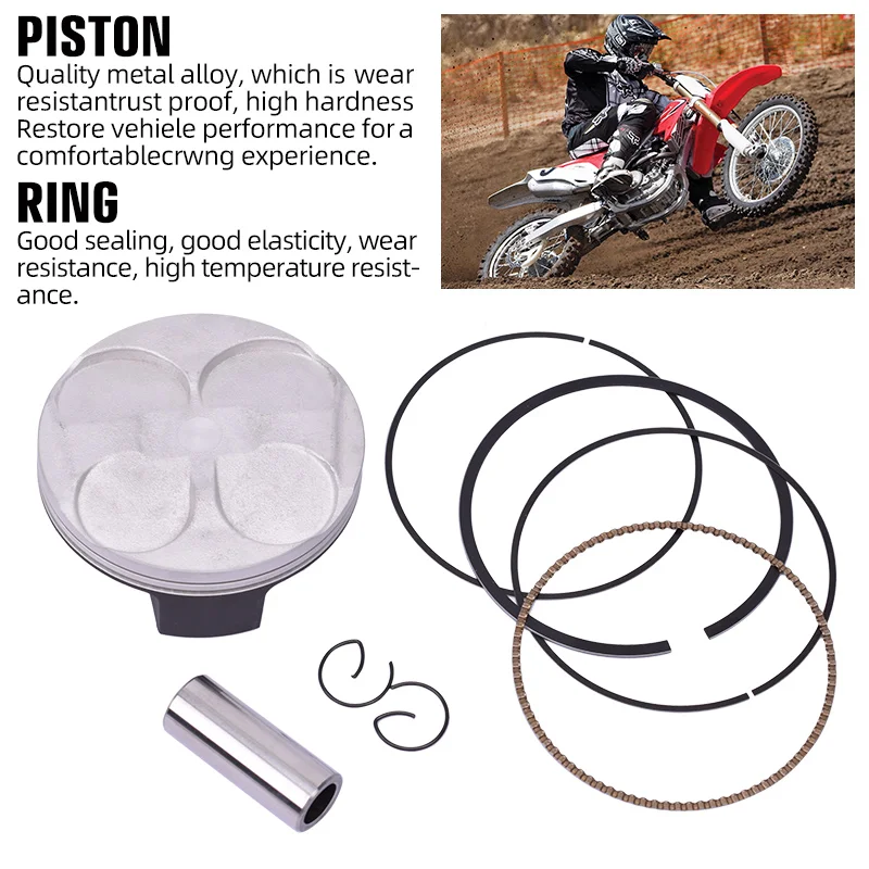 オートバイエンジンピストンおよびリングキットSTD 78mm 16mmピン
