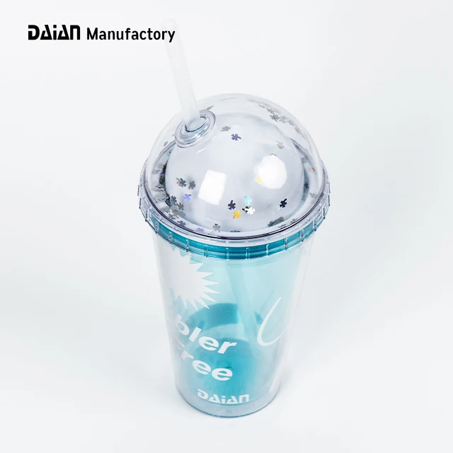 Индивидуальная Изолированная пластиковая кружка акриловая с логотипом 16 унций оптовая