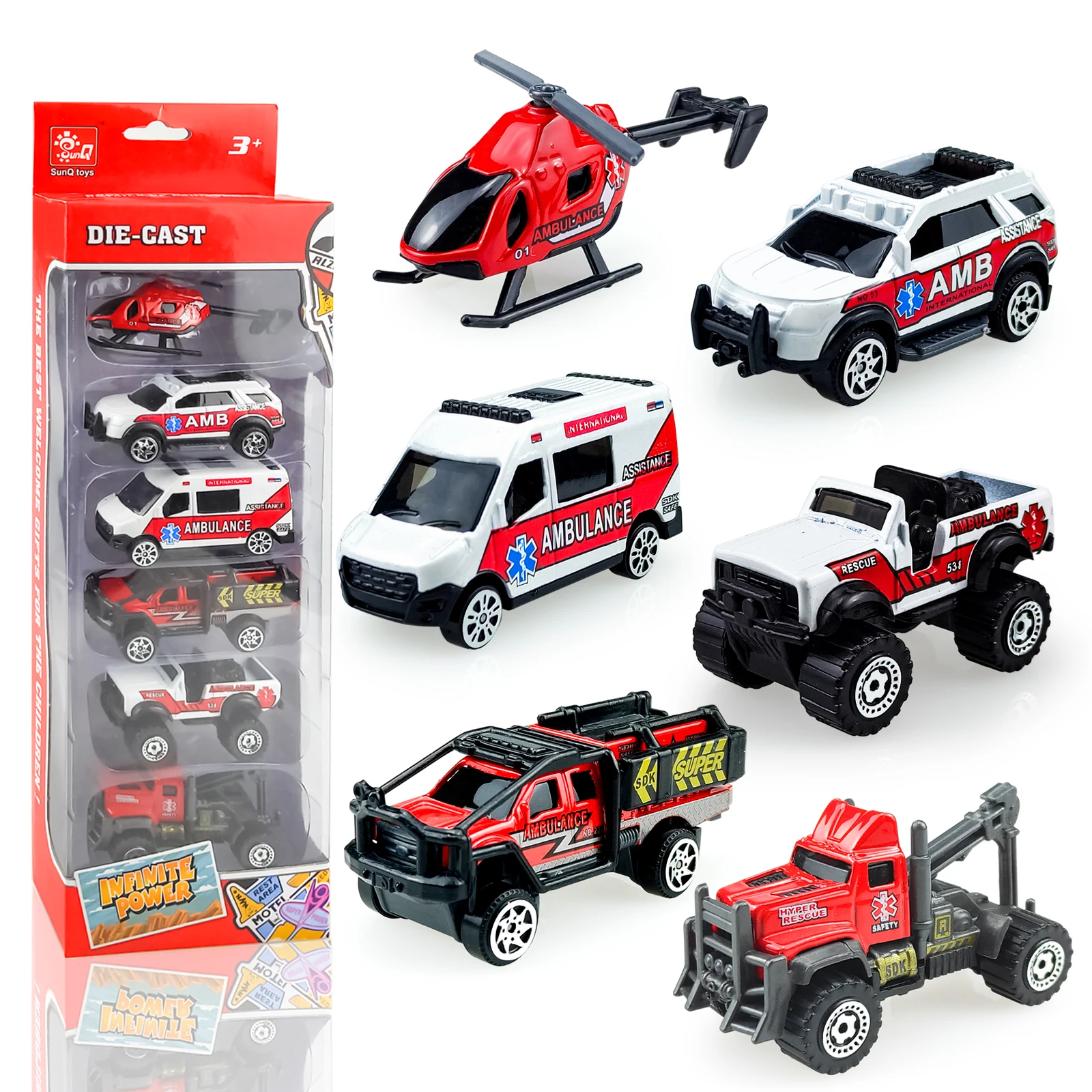 diecast metal police cars