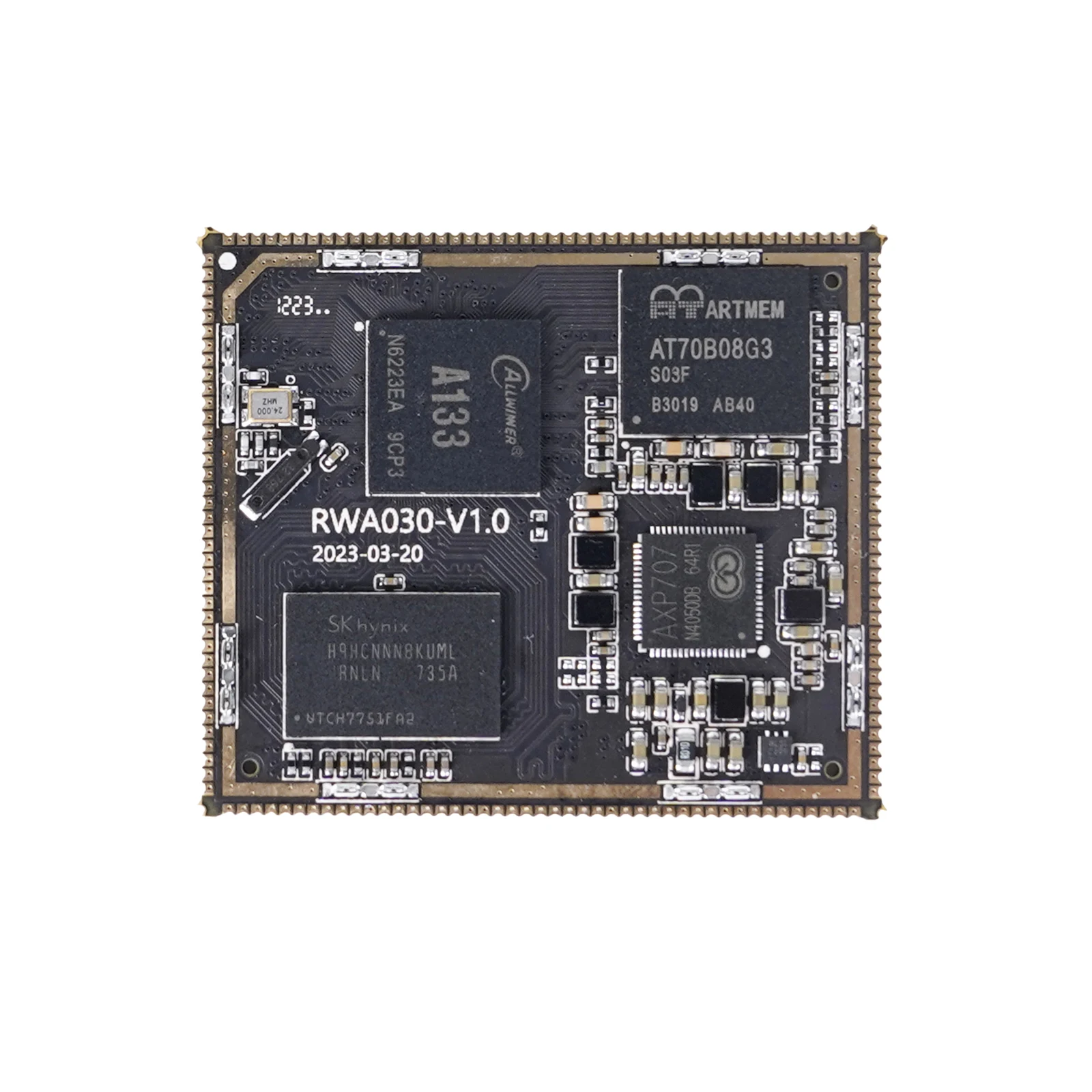 Allwinner A133 Som Linux Android Board 1g Ram 8gb Rom Cortexa53 Quad