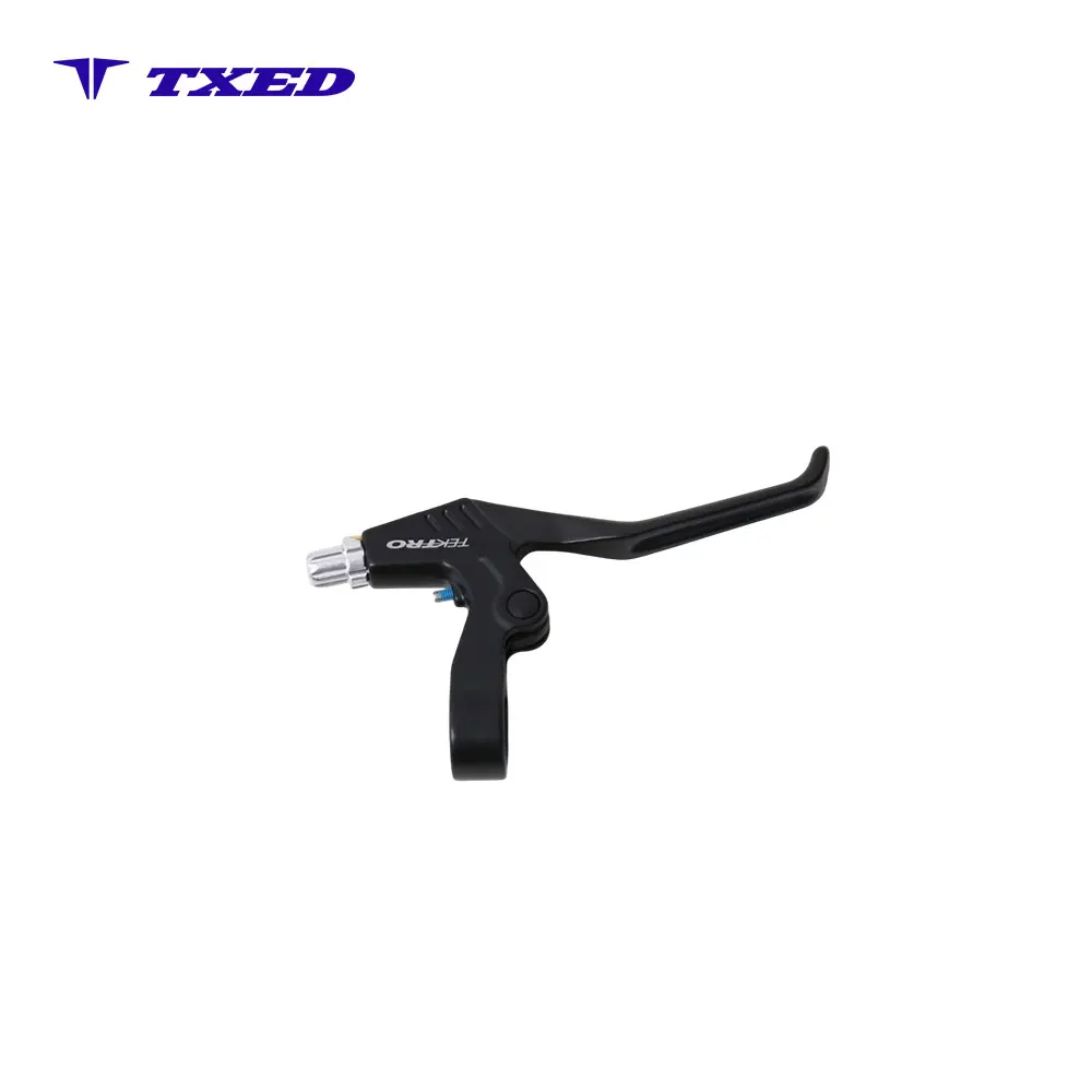 Bicycle Lever 22 2mm Aluminum Alloy Durable Three/Four Finger Handlebar Black with for Logo MTB Bike